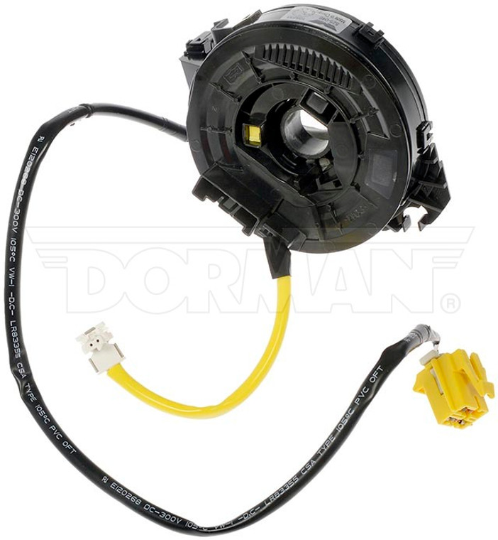 Dorman Clockspring 525-046 OE Solutions; OE Replacement; Plastic; With Black/Yellow Connectors