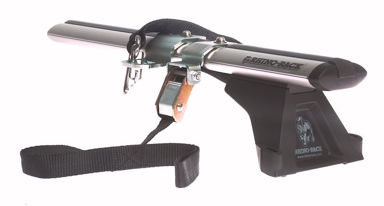 Rhino-Rack USA Tie Down Strap SLS5 Ladder Tie Down; 1.6 Foot Length; 496 Pounds Capacity; Black Strap; Fits Rhino Rack s Vortex Roof Rack Cross Bar