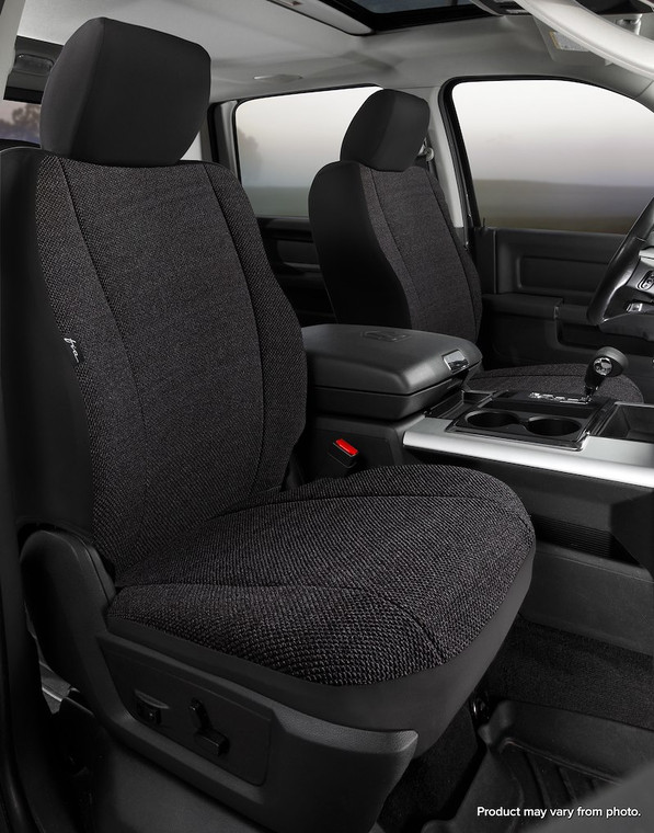 Fits 2024-2024 Ford Ranger Fia Seat Cover TRS47-74 BLACK Wrangler; Bucket Seat With Adjustable Headrests; Saddle Blanket; Solid Black; Set Of 2