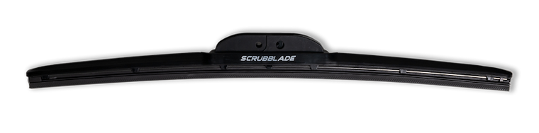 Scrubblade Windshield Wiper Blade BE2800 Black Edition; 28 Inch Length; Single Blade; Black; Standard; Ceramic Coated Silicone Blade