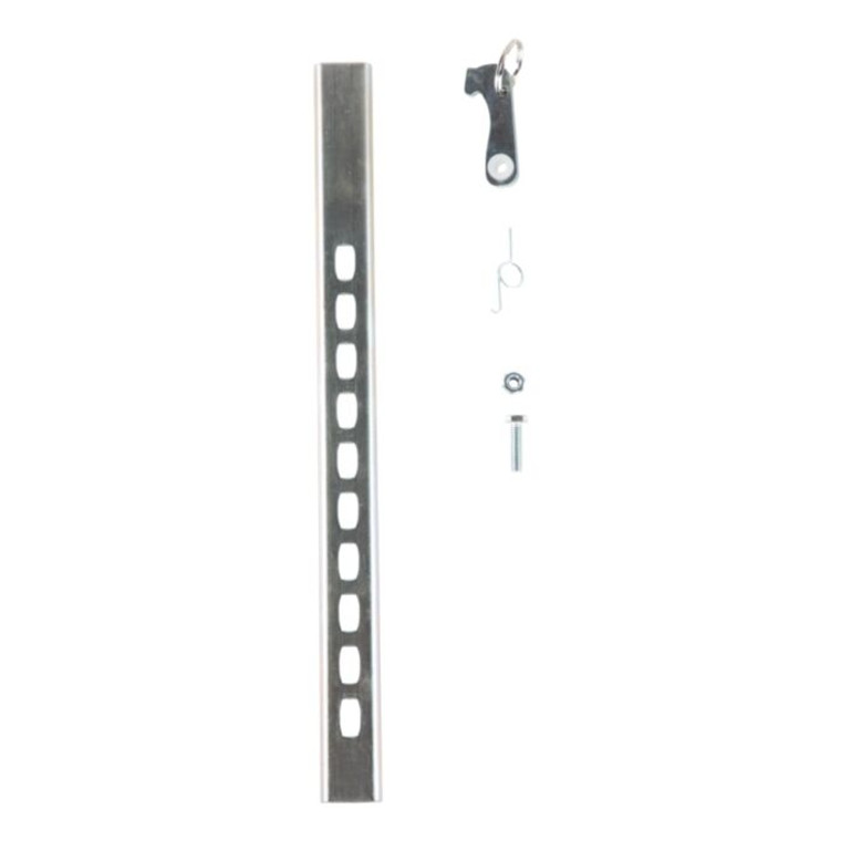 Lippert Components Trailer Stabilizer Jack Stand Leg 2023042666 Replacement For Lippert Quick Drop Stabilizer; With Drop Leg/Catch Pawl Assembly/Locking Nut/Zinc Screw/Spring