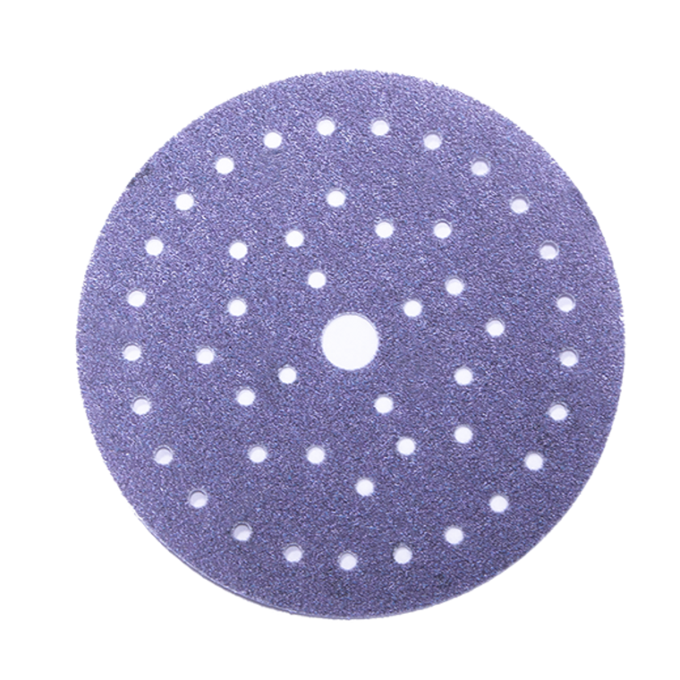 SEM Sanding Disc SA6600 Used For Fast Cutting/Long Life/Consistent Finish On All Substrates; Multi-Hole Pattern; Blue; 6 Inch Diameter; Film Backing; 600 Grit; Velcro Type Attachment; Machine Use; Box Of 50