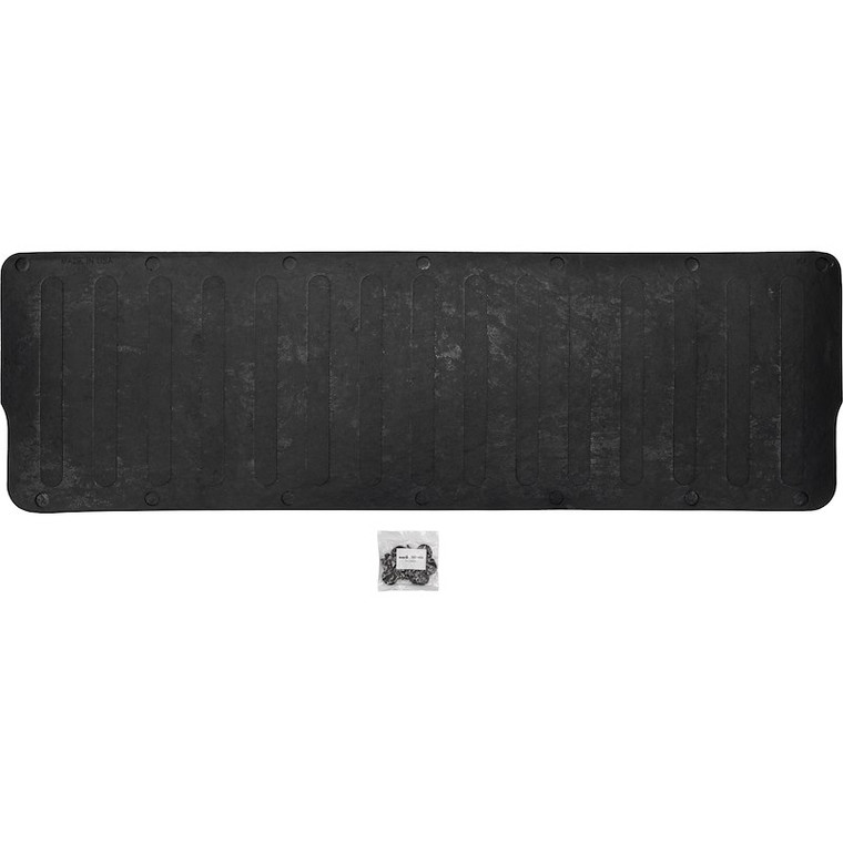 Boomerang Rubber . Tailgate Mat TM K BAGGED Custom; Black; Rubber; 5/16 Inch Thick