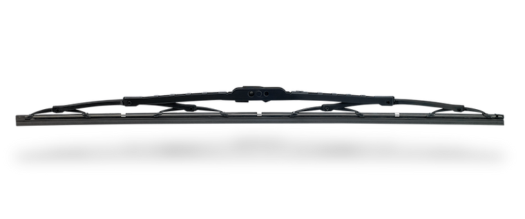 Scrubblade Windshield Wiper Blade SB1700 Heavy Duty; 17 Inch Length; Single Blade; Black; Standard; Steel Frame; Graphite Coated Blades; With Adapters