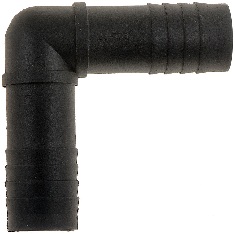 High-Quality 90 Degree Heater Hose Fitting | Fits Various Apps | Durable Plastic | Easy Install