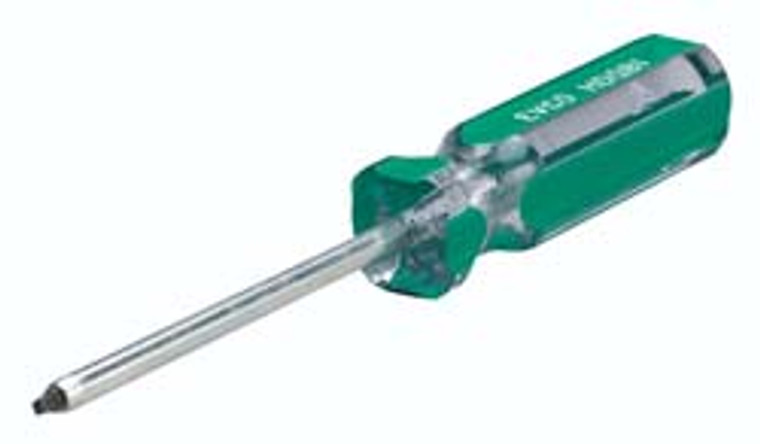 AP Products Green Square Recess Screwdriver | Shock-Proof Handle | USA Made