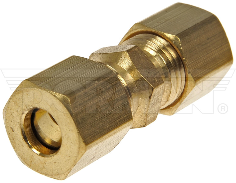 Dorman 1/4 Inch Union Fitting | Durable Brass | Pack Of 2 | Easy Installation