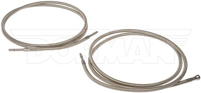 Dorman Fuel Line | Full-Length Braided Stainless Steel | Flexible & Reliable | USA Made | Complete Installation Kit