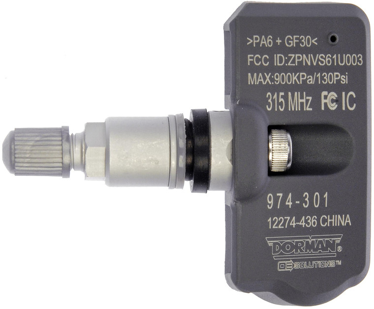 Dorman TPMS Sensor | Clonable 315MHz Sensor | Adjustable Stem | Easy Programming