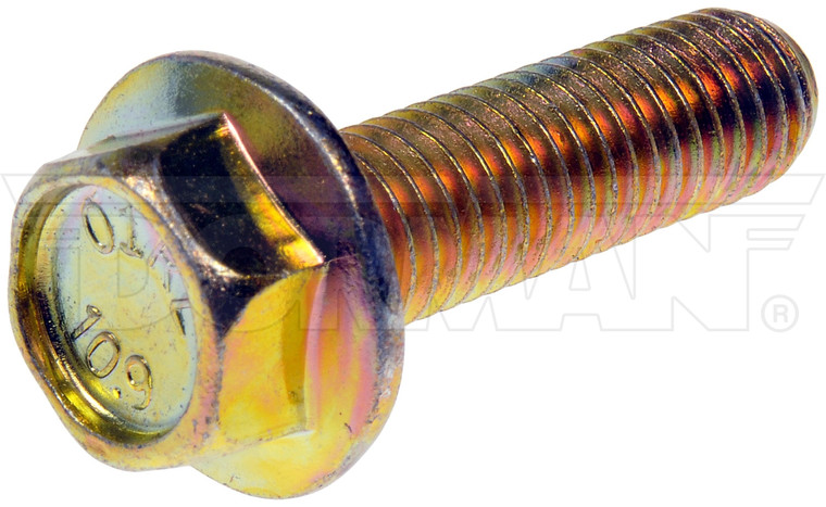 Dorman Bolt 980-532 OE Solutions; Coarse Thread Bolt; M10-1.5 x 35 Millimeter; Hex Head; Zinc Plated; Steel; Pack Of 4