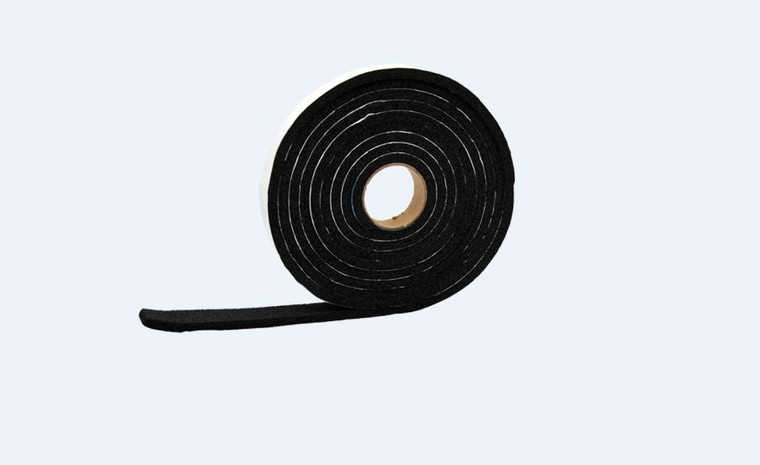 Ultimate Black Foam Weather Stripping Roll | 50ft Length | Made in USA