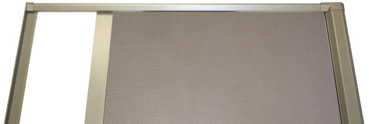 Ultra Durable Retractable Shower Door | 48x64 Inch | Integrated Handle, Translucent Screen | Smooth Operation | Mold Resistant | Ivory