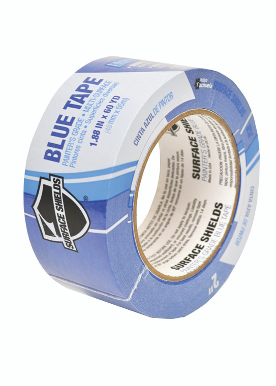Premium USA-Made 1 Inch Blue Masking Tape | Medium Tack Rubber Adhesive