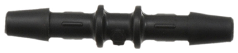Durable Glass-Filled Nylon 3/32" Connector | Leak-Proof Hose Splice, Anti-Rotation Ribs, Easy Install