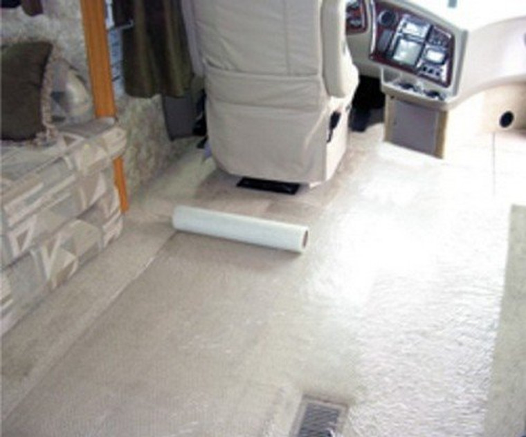 Clear 21 Inch x 200' Floor Protector | Water Resistant, Non-Slip Surface | Ideal for Remodeling