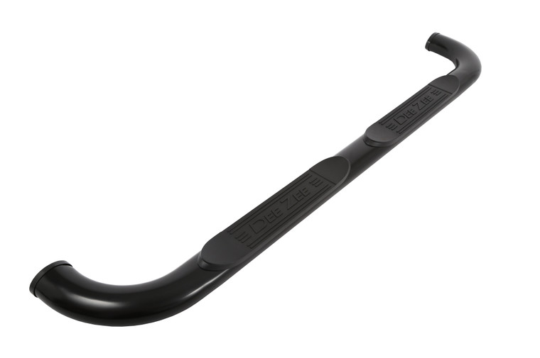 Upgrade your ride with Dee Zee 3 Inch Nerf Bar | Includes Step Pads, Mounting Kit, and Warranty | Sleek Black Coating