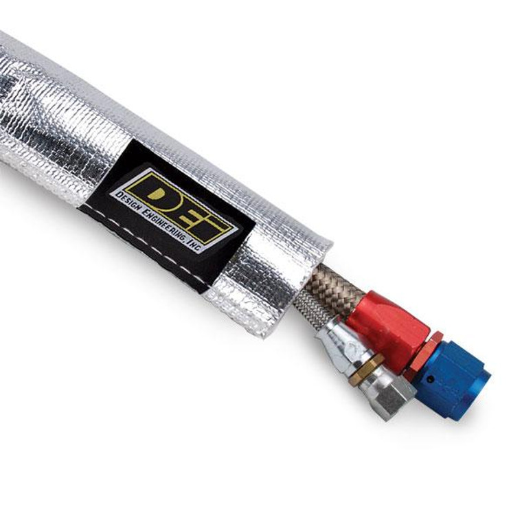 Design Engineering Hose Heat Sleeve 10420 Heat Sheath; 1-1/2 Inch Inside Diameter; Slides Over Hose; 3 Foot Length