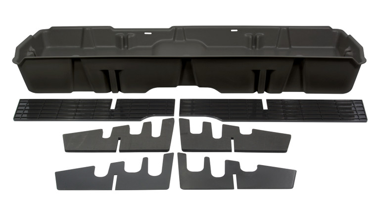 Du-Ha Dark Gray Under Seat Storage Unit | Fits Under Rear Seat, With Gun Rack Inserts, Organizes Completely