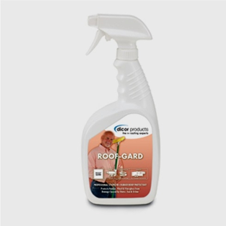 Protect RV Roof from UV Damage | Dicor Corp. Roof Gard Rubber Roof Protectant - 32oz Trigger Spray