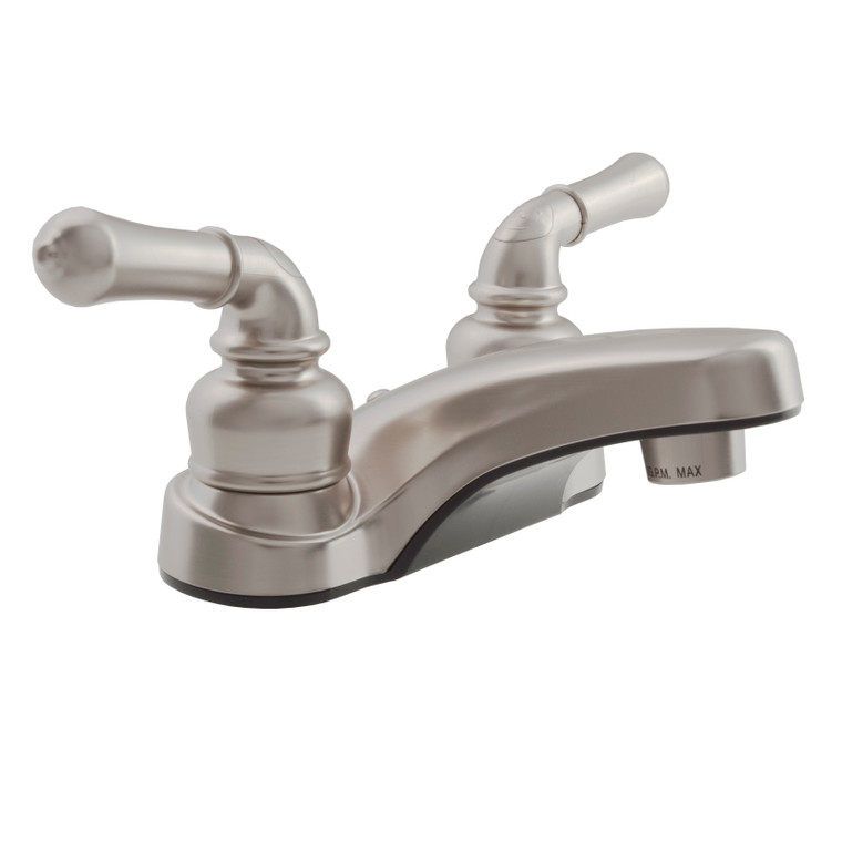 Elevate Your Lavatory with Dura Faucet Classical Series Faucet | 4" Deck Mount | Brushed Satin Nickel Finish