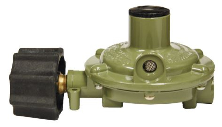 Excela-Flo QCC Type 1 Propane Regulator | 140,000 BTU | Made in USA | Easy Install | 5 Yr Warranty