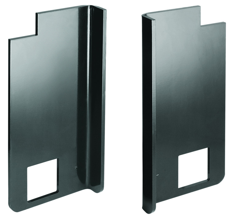 Draw-Tite Trailer Hitch Rear Mounting Hardware 4916 Ultra Frame; For Service Body Trucks; 16 Inch Long Side Bracket Kit; Set Of 2