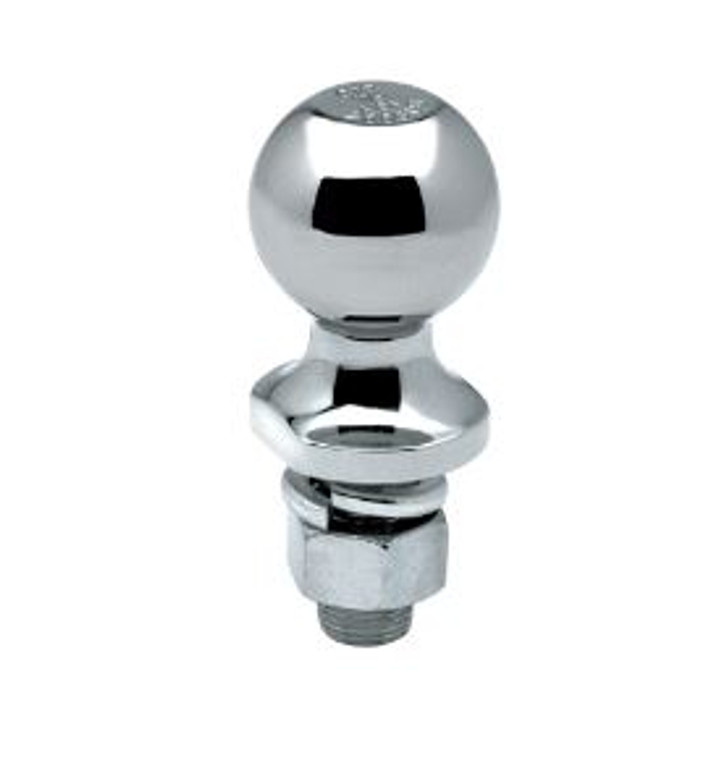 Draw-Tite Chrome Trailer Hitch Ball | 1-7/8 Inch | 2000lb Capacity | Easy Install