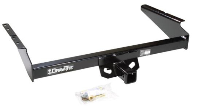 Draw-Tite Trailer Hitch Rear 75122 Max-Frame; Class III; Square Tube Welded; 2 Inch Receiver; 3500 Pound Weight Carrying Capacity/300 Pound Tongue Weight; 6000 Pound Weight Distributing Capacity/600 Pound Tongue Weight