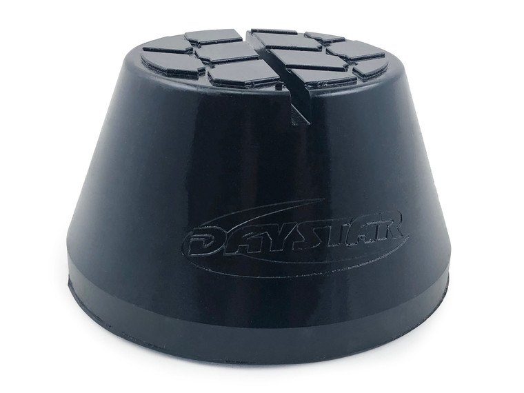Daystar Black Polyurethane Jack Pad | Heavy-Duty Floor Jack Adapter | Made in the USA