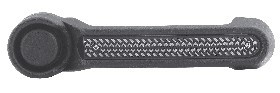 Fits 2007-2018 Jeep Wrangler JK Drake Automotive Exterior Door Handle Trim JP-190015-TT-5 Tire Tread Pattern; Black; Stainless Steel Hardware; Set Of 5