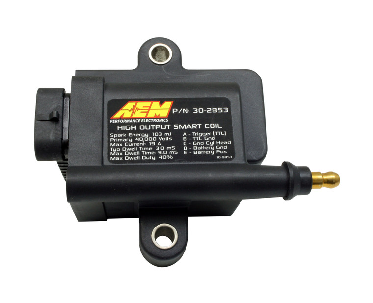 Upgrade Your Ignition System with AEM Electronics High Output Inductive Smart Coil | 40K Volts | Long Spark Duration | Weatherproof