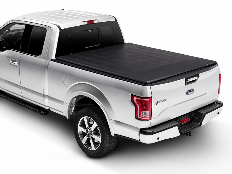 Extreme Security! Ford F-150 2009-2014 Tonneau Cover | Trifecta 2.0 | Soft Folding | Lockable | Black Vinyl