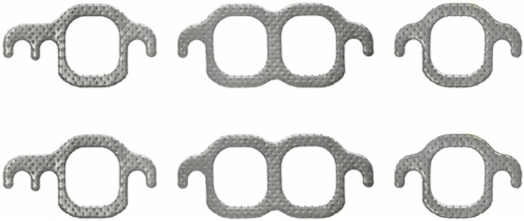 Fel-Pro Exhaust Manifold Gasket | Perfect Fit & Quality | Set of 2 | Compressed Fiber Laminate