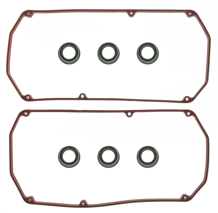 Seal Imperfect Surfaces | Fel-Pro Valve Cover Gasket Set - Molded Rubber, OE Replacement