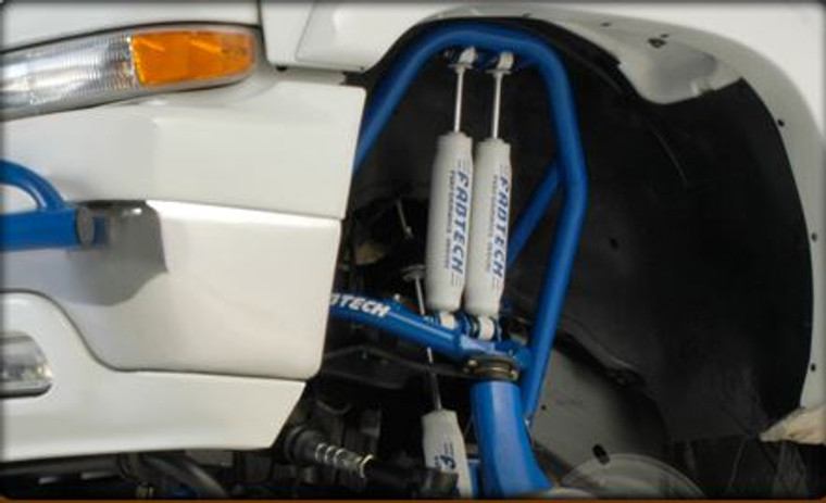 Transform your GMC Sierra & Chevy Silverado with Fabtech Performance Shock Absorber | Enhanced Dampening | Twin Tube Hydraulic Design