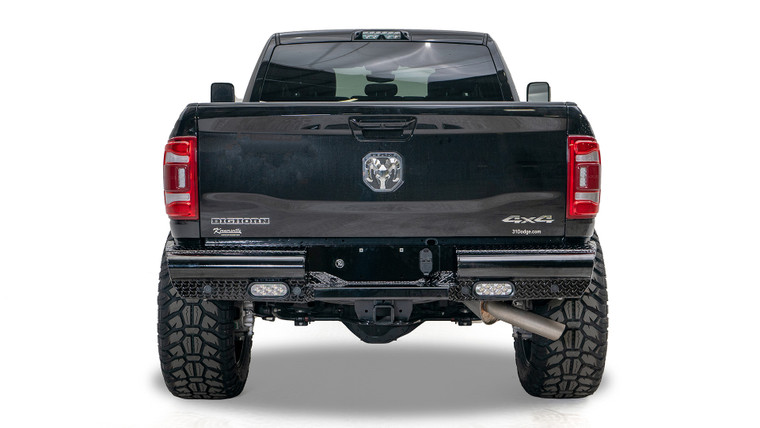 2019-2023 Ram 2500,3500 | Black Steel Bumper with Backup Lights | Direct Fit | Made in USA