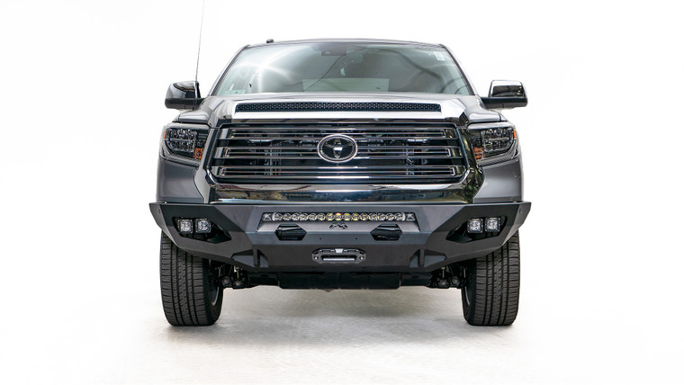 Upgrade your Toyota Tundra with Fab Fours Matrix Series Bumper | One-Piece Design, Winch Ready, Integrated D-Rings