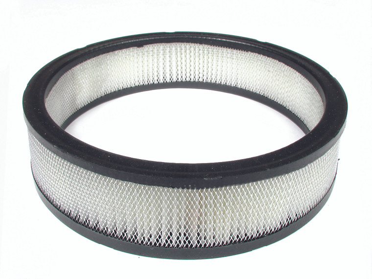 High Performance White Paper Air Filter | Round 9 Inch Diameter x 2 Inch | Fits Most Cleaners