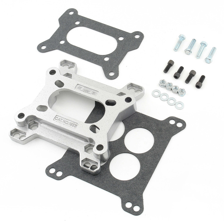 Mr. Gasket Carburetor Adapter | Easy Installation, Superior Performance | 1 Inch Thick, Die Cast Aluminum