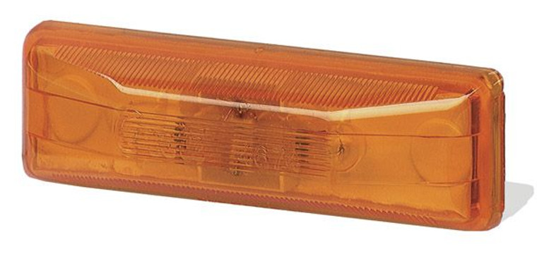 Grote Industries Amber Clearance Light | Rectangular Double Bulb | Easy Insatll | Surface Mount