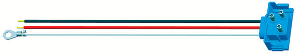 Grote Industries Tail Light Wiring Harness 67090 13 Inch Length; Universal 3-Wire 90; Stop/Tail/Turn Signal Lights; Chassis Ground; For Use With Grote Lights