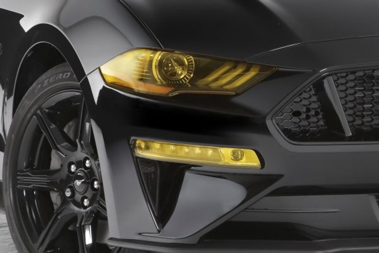 Customize Your 2018-2022 Mustang | GT Styling Turn Signal Light Cover Set | Durable Yellow Plastic | Made in the USA