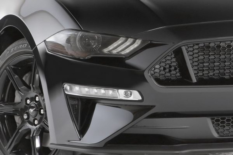 Custom Carbon Fiber Headlight Covers 2018-2022 | Ford Mustang | Set Of 2