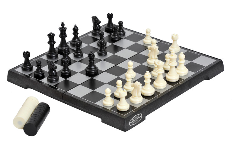 Ultimate Basecamp Magnetic Chess/Checkers Set | Durable | Portable | Perfect Companion for On-the-go Fun