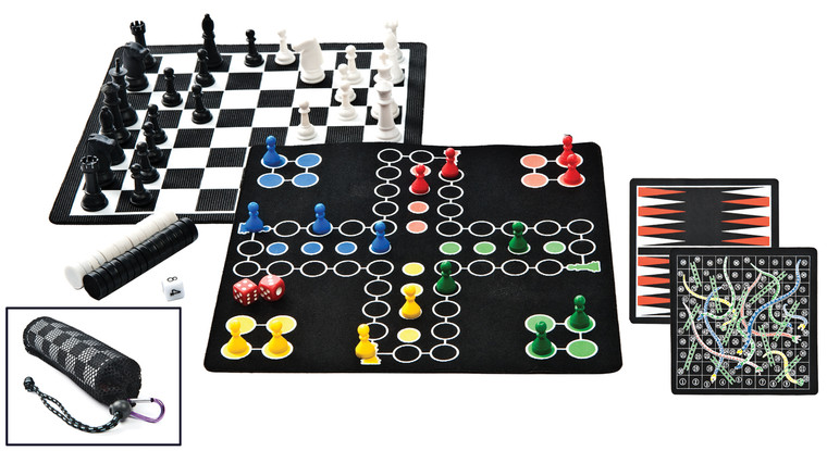 Upgrade Your Game Nights with G S I Outdoors | Backpack 5 In 1 Magnetic Game Set