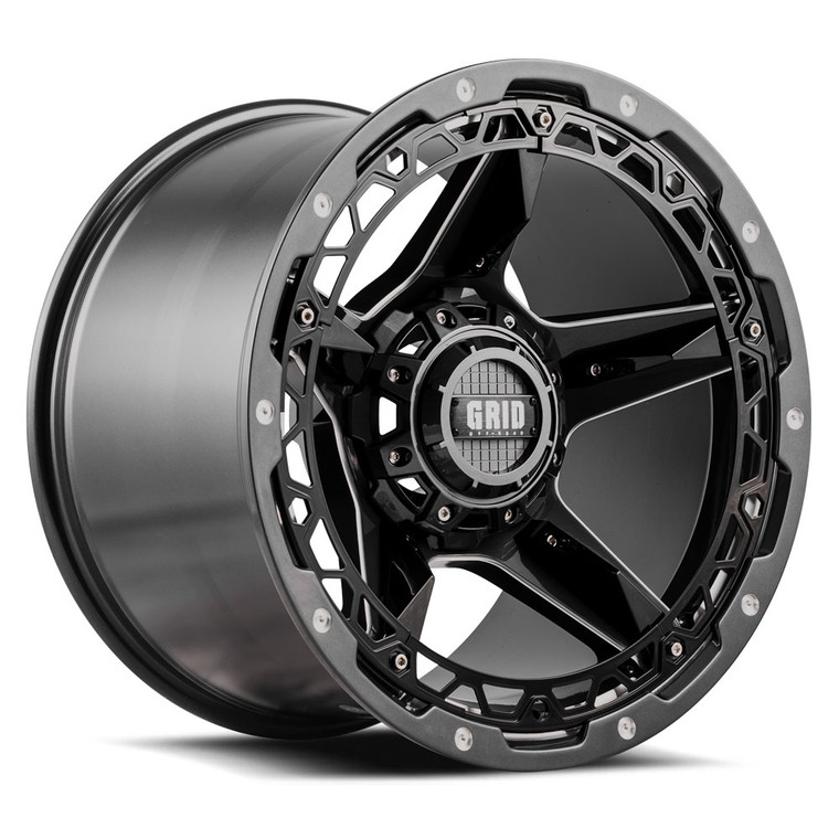 Upgrade Your GD04 Wheels | Set Of 5 Black Plastic Wheel Spoke Inserts | OE Fitment | Aerodynamic Design
