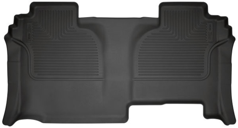 Husky Liner Floor Liner 14211 WeatherBeater; Molded Fit; Smooth Arcing Ribs/Raised Heel Pad; Black; TPO Thermoplastic Olefin; 1 Piece