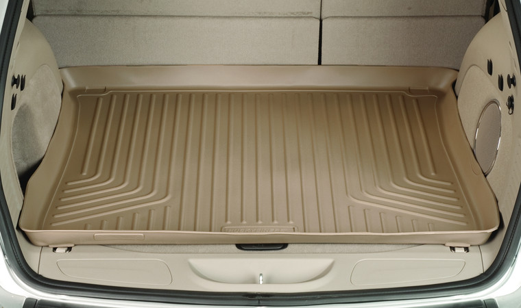 Ultimate Protection for Jeep Grand Cherokee | Tough, Exact Fit Husky Cargo Liner | WeatherBeater Tan Rubber