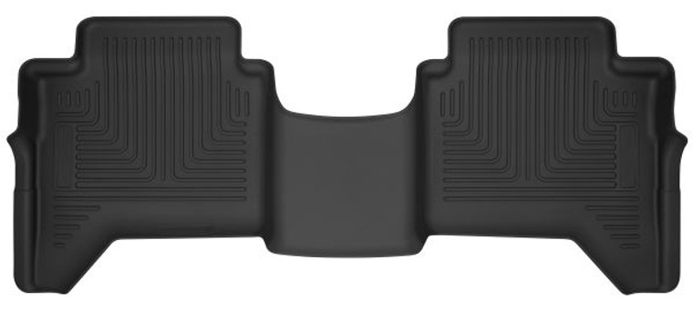 Custom Fit Black Floor Liner for 2019-2021 Ford Ranger | Raised Edges, Stay Put Cleats, Molded X-act Contour Design