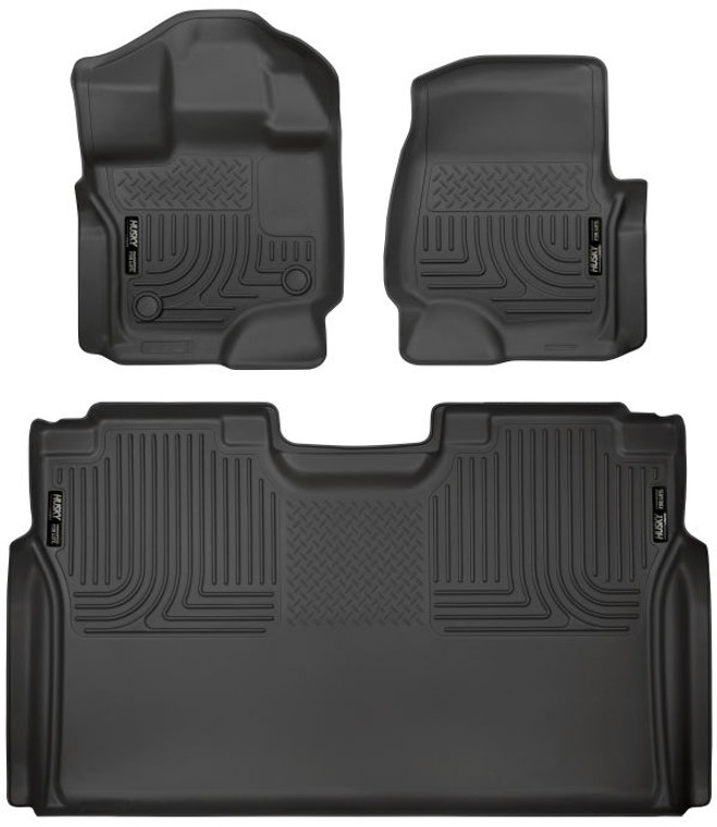 Ultimate Protection | Custom Fit WeatherBeater Floor Liners | For Ford F-150 2015-2023